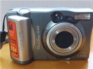 原装佳能canon Power ShotA40相机一套，95成新，相机质量保证完好无损，配件齐全，买...